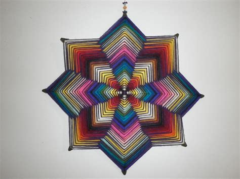 Mandala Tejido Con Amooorrr Crochet Wall Art Yarn Art Mandala