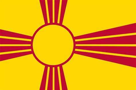 New Mexico Rising Sun Flag Vexillology