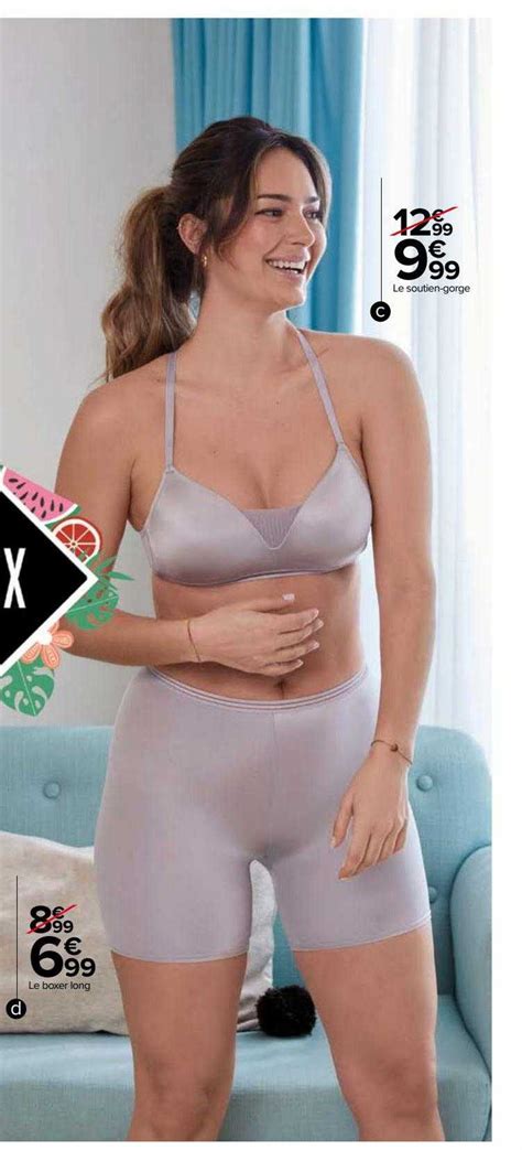 Offre Le Soutien Gorge Tex Le Boxer Long Tex Chez Carrefour