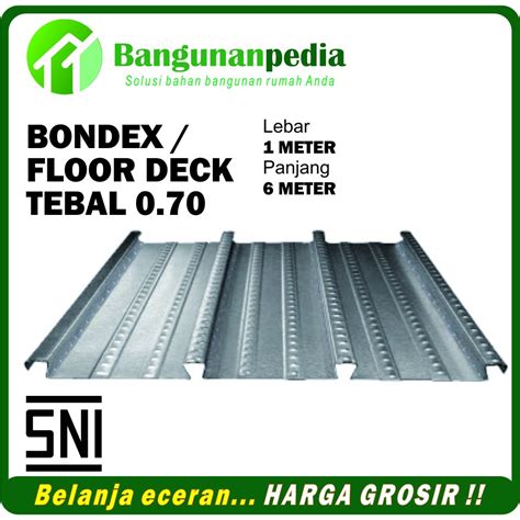 Jual Bondek Bondex Floordeck Bondek Cor Real Harga Per Lembar Panjang 6