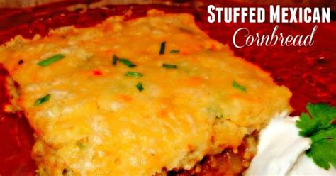 Stuffed Mexican Cornbread Recipe Samsung Food