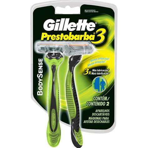 Aparelho Gillette Prestobarba 3 Laminas Masculino Campelo