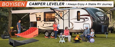 Boyisen Camper Leveler Pack Rv Leveling System Ramp Kit Improved