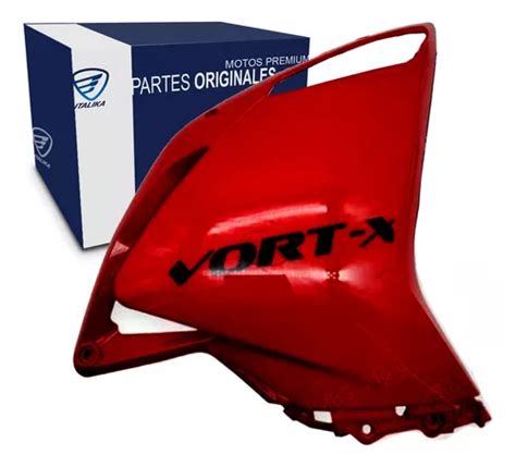 Cubierta Derecha Rojo Italika Vortx 300r Original Envío gratis