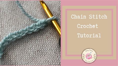 Crochet For Beginners How To Chain Stitch Tutorial By Loopy Mabel