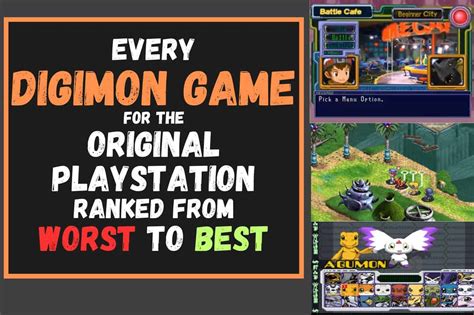 Every Digimon Game For PS1 Ranked From Worst To Best 8 Bit Pickle