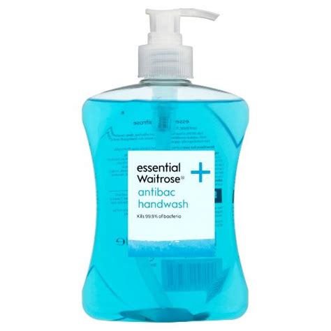 MaxMart Online Waitrose Essential Handwash Anti Bac 500ml