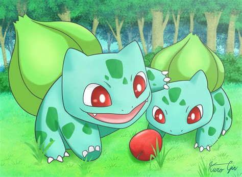 Bulbasaur fanart by Kur0Gin on DeviantArt