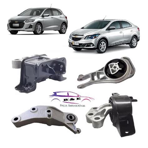 Kit Coxim Cal O Do Motor E Cambio Gm Onix Cobalt Novo Prisma Cambio