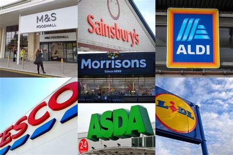 Tesco Asda Aldi Lidl Sainsburys Morrisons Christmas And New Year