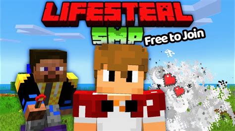 Public Lifesteal Smp Live Free To Play Bedrock Pe Anyone Can Join Youtube