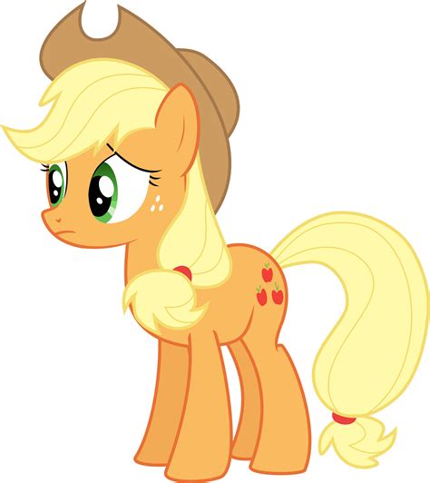 Worried Applejack By Givralix On Deviantart