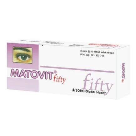 MATOVIT FIFTY 30S TABLET SOHO VITAMIN MATA Lazada Indonesia