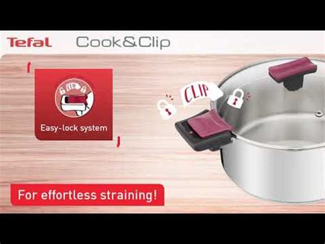 Tefal Cook Clip 6in1 Induction Base Cookware G723S674 Saucepan 16cm