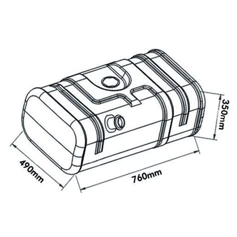 Tanque De Combustível Plastico Para Iveco Daily 70 Litros