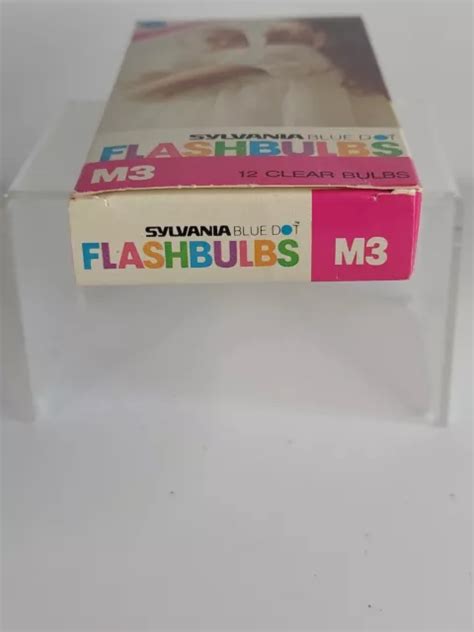 Vintage Unused Sylvania M Blue Dot Flashbulbs One Pack Of Bulbs