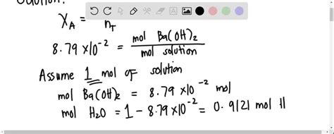 Solved The Number Of Hydroxide Ions 198 Barium Hydroxide Baoh2