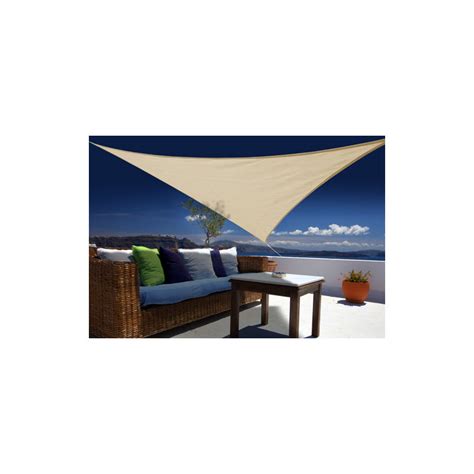 Voile D Ombrage Triangulaire 3 60 X 3 60 X 3 60 M Austral Sable