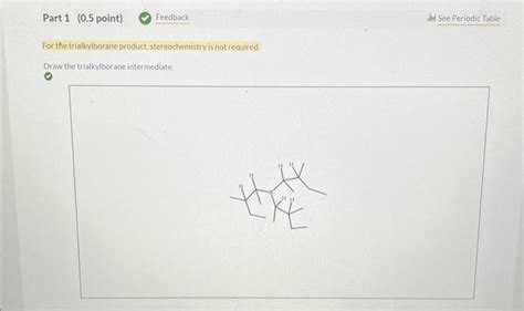 Solved Given The Following Hydroboration Oxidation Reaction Chegg