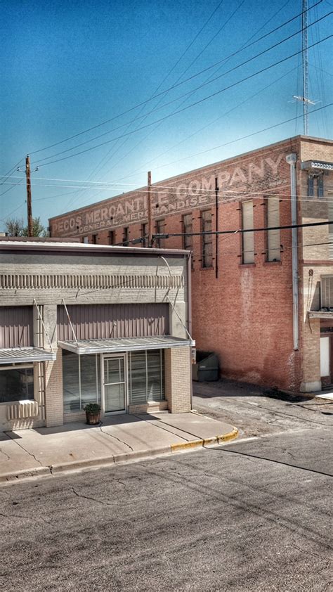 Pecos Mercantile Company General Merchandise Pecos Tx Fading Ad Blog