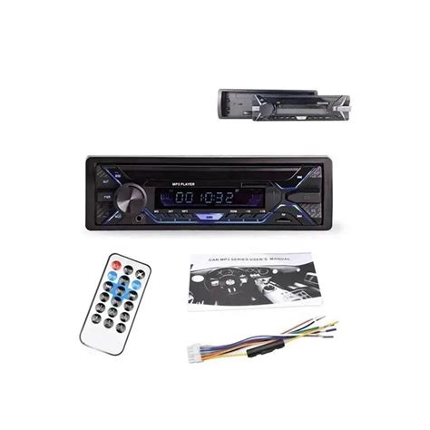 Ripley RADIO AUTO PANEL DESMONTABLE BLUETOOTH MP3 AUX USB 213045