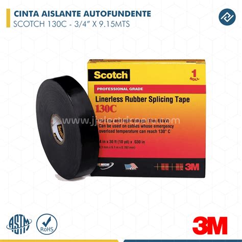 Cinta Aislante Autofundente Scotch 130c 3m