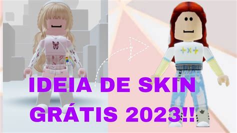 IDEIA DE SKIN GRÁTIS NO ROBLOX 2023 YouTube