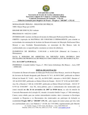 Preench Vel Dispon Vel Objeto Registro De Preos Para Aquisio De