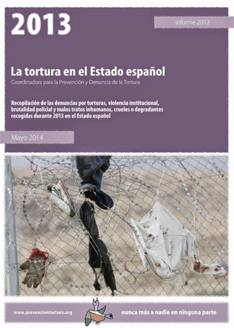 Burgosdijital La Tortura En El Estado Español 2013 Por La