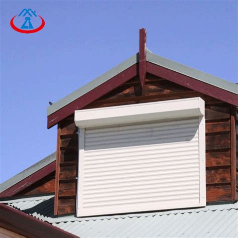 Top Security Shutter Window Aluminum Roll Up Window For Commercial Or House Zhongtai