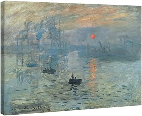 Wieco Art Impression Sunrise Canvas Prints Wall Art Of Claude Monet