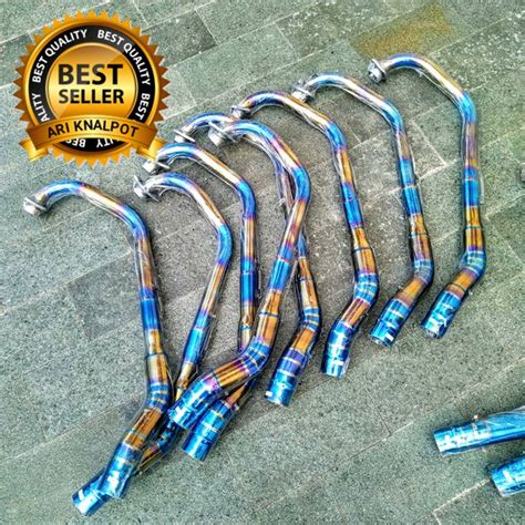 Jual PIPA LEHER BLUEMOON HEADER SATRIA INJEKSI GSX SENSOR O2 SATRIA FU