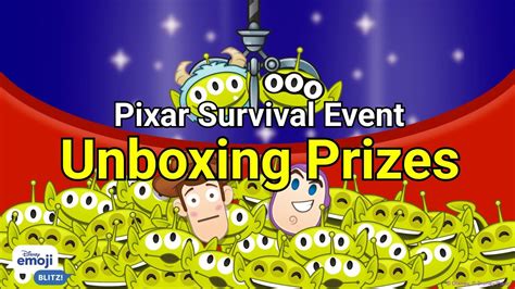 Pixar Survival Event Prizes 062024 Disney Emoji Blitz Youtube