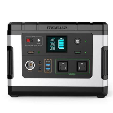 Suaoki G Portable Solar Generator Power Station Rechargeable