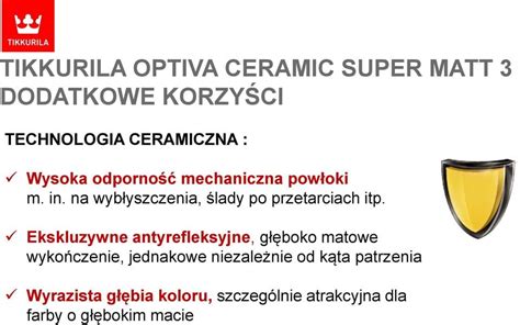 Tikkurila Optiva 3 Ceramic Super Matt 2 7l głęboki mat MILABUD