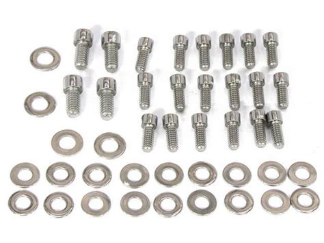 Bolt Kit Oil Pan Chrome Allen Head Bolts 6676 1kc National Parts Depot