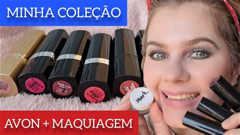 MEUS BATONS EM BALA MAQUIAGEM USANDO AVON YouTube