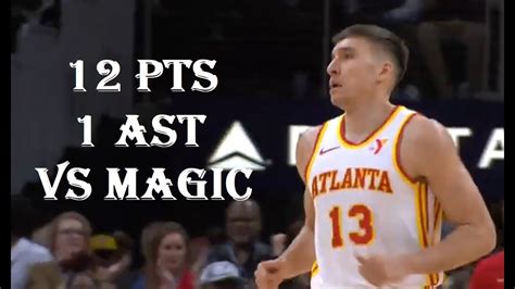 Bogdan Bogdanovic 12 Pts 1 Ast Orlando Magic Vs Atlanta Hawks