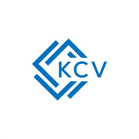 kcv letra logo diseno en blanco antecedentes kcv creativo circulo