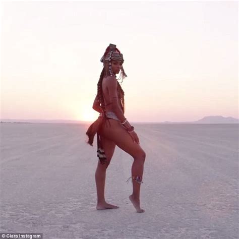 Ciara Twerks In A Loin Cloth As She Dances In The Desert For Seductive