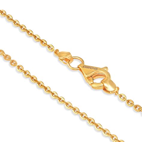 22ct Gold Link Chain 16 Inches At Purejewels UK