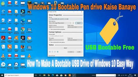 How To Make A Bootable Usb Drive Of Windows 10 In Easy Way Win10