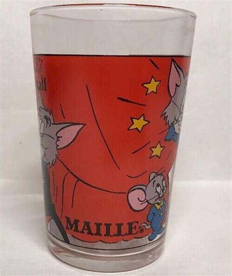 Rare Verre À Moutarde Maille Tom Et Jerry N6 Le Music hall 1989 Turner