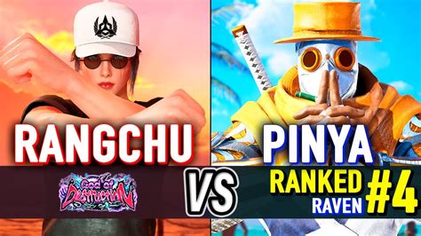 T8 Rangchu Lidia Vs Pinya 4 Ranked Raven Tekken 8 High Level