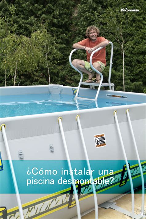 Cómo instalar una piscina desmontable Bricomanía Piscina Piscinas