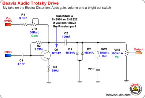 Guitar Stompbox Schematics Stomp Electric Processors Prolife