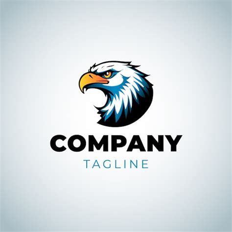 Adler Logo Design Vorlage Premium Vektor