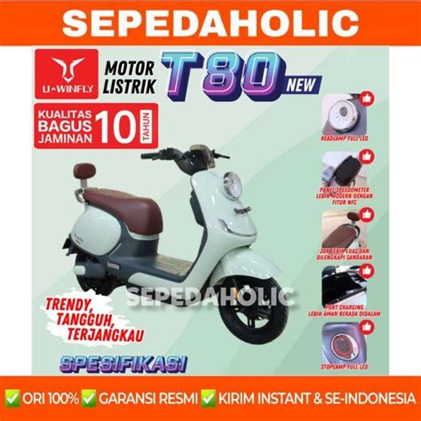 Promo Sepeda Motor Listrik Uwinfly T T Terbaru Watt Hijau