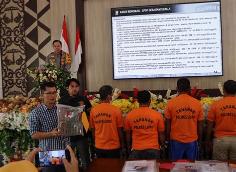 Kapolres Luwu Pimpin Rilis Akhir Tahun Ungkap Capaian Kinerja Dan