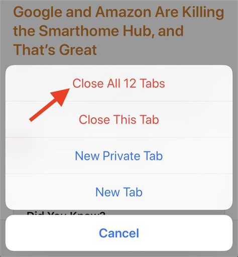 How To Close Multiple Tabs At Once In Safari On IPhone